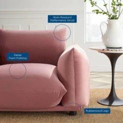 Other Armchair In Dust Velvet Performance Upholstery -Othe Furniture Shop 1500 1500 frame 0 9594