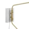 Other 2-Light Wall Sconce In White Shade W/ Swing Arms -Othe Furniture Shop 1500 1500 frame 0 960