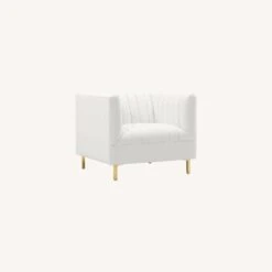 Other Armchair InWhite Channel Tufted Performance Velvet -Othe Furniture Shop 1500 1500 frame 0 9602