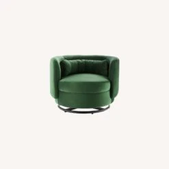 Other Swivel Armchair In Emerald Velvet W/ Metal Base -Othe Furniture Shop 1500 1500 frame 0 9612