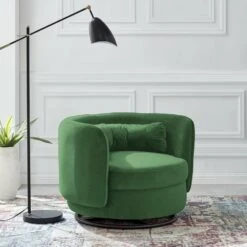 Other Swivel Armchair In Emerald Velvet W/ Metal Base -Othe Furniture Shop 1500 1500 frame 0 9613