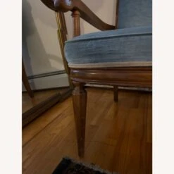 Vintage Curved Mohair Velour Armchair -Othe Furniture Shop 1500 1500 frame 0 9616