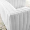 Other Glam Deco Armchair In White Velvet Upholstery -Othe Furniture Shop 1500 1500 frame 0 9630