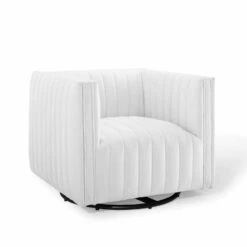 Other Glam Deco Armchair In White Velvet Upholstery -Othe Furniture Shop 1500 1500 frame 0 9637