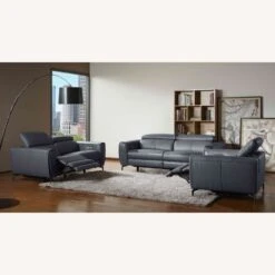 Other Motion Chair In Blue-Grey Italian Leather Finish -Othe Furniture Shop 1500 1500 frame 0 9643