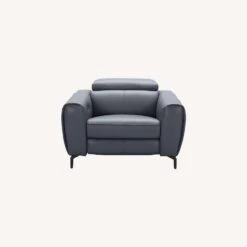 Other Motion Chair In Blue-Grey Italian Leather Finish -Othe Furniture Shop 1500 1500 frame 0 9644