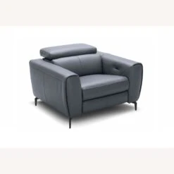 Other Motion Chair In Blue-Grey Italian Leather Finish -Othe Furniture Shop 1500 1500 frame 0 9645