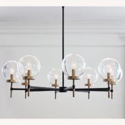 Pottery Barn Camryn Glass Globe Round Chandelier -Othe Furniture Shop 1500 1500 frame 0 972