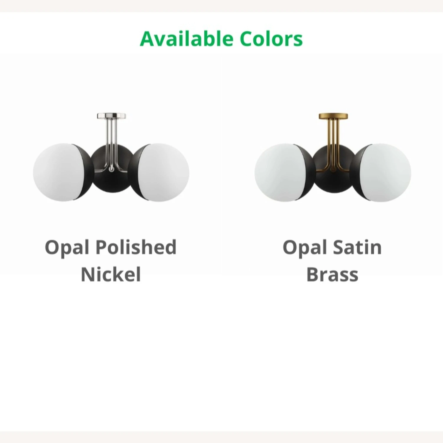 Other 3-Light Ceiling Light In Opal Polished Nickel 12 Other 3-Light Ceiling Light In Opal Polished Nickel - Image 10