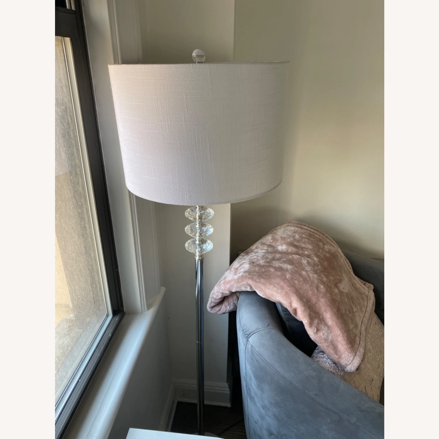 Crystal Silver Floor Lamp 7 Crystal Silver Floor Lamp - Image 5